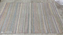 Doug Henning 5x7.9 Handwoven Striped Durrie Rug | Banana Manor Rug Company