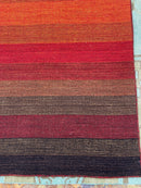 Felix Unger 5x7.6 Handwoven Durrie | Banana Manor Rug Company