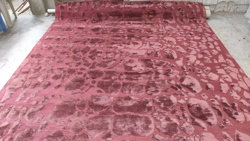 Fish House Punch 8x11 Red Hand-Tufted Rug | Banana Manor Rug Company