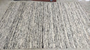 Foster Cream and Brown Handwoven Sari Silk Rug | Banana Manor Rug Company