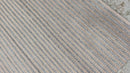 Frank 5x7.6 Silver Striped Handwoven Durrie Rug | Banana Manor Rug Company