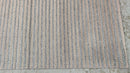 Frank 5x7.6 Silver Striped Handwoven Durrie Rug | Banana Manor Rug Company