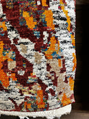 Freesia 5.6x7.9 Multi-Colored Sari-Silk Rug | Banana Manor Rug Company