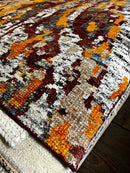Freesia 5.6x7.9 Multi-Colored Sari-Silk Rug | Banana Manor Rug Company