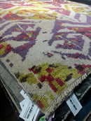 Freret 5.6x7.9 Multi-Colored Hand-Knotted Modern Rug | Banana Manor Rug Company