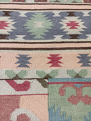 Freya 2.9x15.6 Multi-Colored Patched Kilim Runner | Banana Manor Rug Company