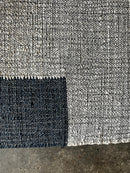 Helsinki Handwoven White and Grey Geometrical Jute Rug 8x10 | Banana Manor Rug Company