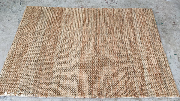 Hotville 5x7.3 Handwoven Natural Big Rib Jute Rug | Banana Manor Rug Company