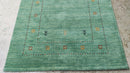 Jerry 4x5.9 Green Handwoven Rug | Banana Manor Rug Company