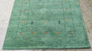 Jerry 4x5.9 Green Handwoven Rug | Banana Manor Rug Company
