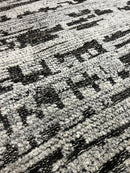 Joel Flaherty 4x6 Gray Hand-knotted Modern Abstract Rug | Banana Manor Rug Company