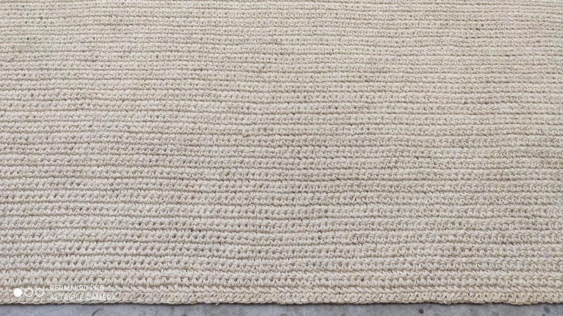 Kato 6.3x6.3 Handwoven Bleached White Sisal Rug | Banana Manor Rug Company