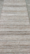 Lil' Wayne 2.6x8.3 Beige Handwoven PET Yarn Runner | Banana Manor Rug Company