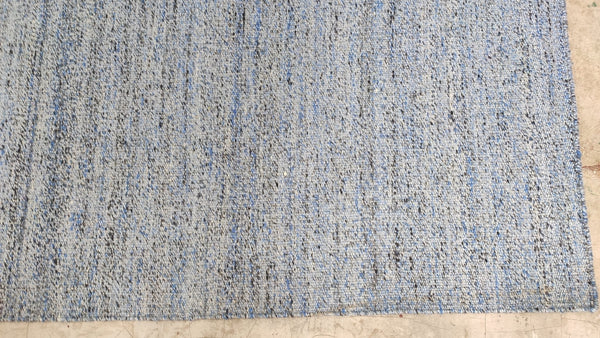 Manzo 5x8 Handwoven Light Blue Sari Silk Rug | Banana Manor Rug Company