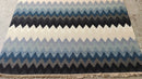 Meg Multi-Colored Blue & White Handwoven Kilim Rug 5x8