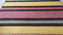 Mighty Mack McTeer 8x10 Handwoven Violet and Grey Striped Jute Rug | Banana Manor Rug Company