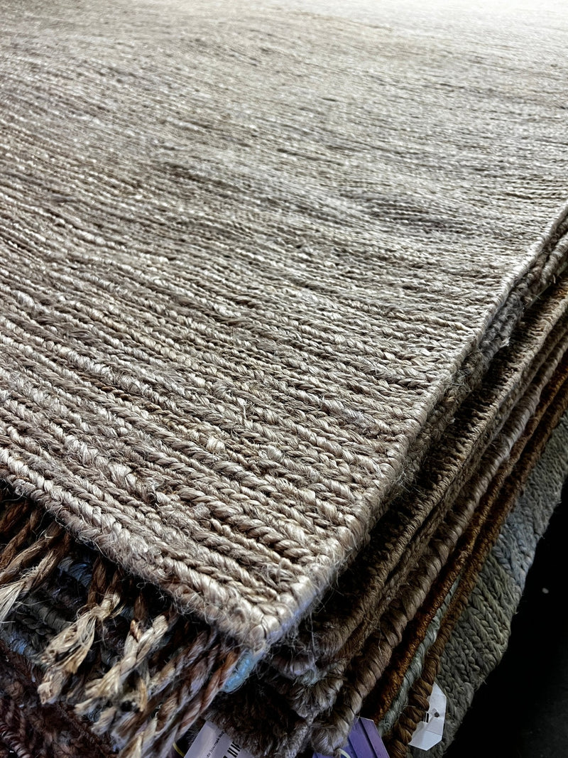 Natural Selection 10x13 Natural Jute Soumak | Banana Manor Rug Factory Outlet