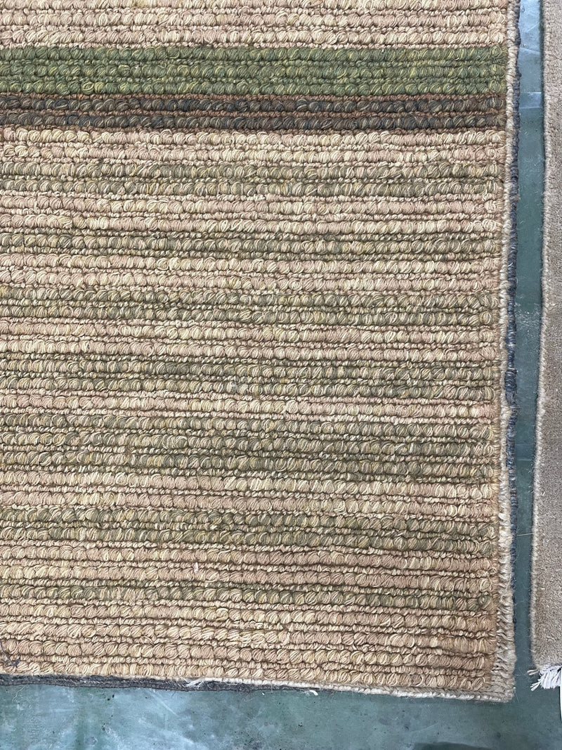 Oscar Goldman 10x13.6 Loop Striped Rug | Banana Manor Rug Company