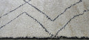 Paul Hogan Hand-Knotted Moroccan Rug Ivory 5.3x8.3 | Banana Manor Rug Company