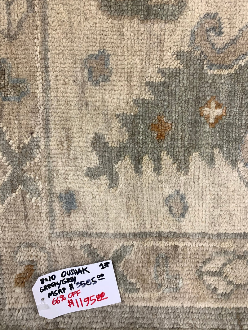 Piper Lane Hand-Knotted 8x10 Oushak | Banana Manor Rug Company