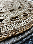 P.J. Clarke 4x4 Handwoven Round Natural Jute Rug | Banana Manor Rug Factory Outlet