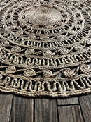 P.J. Clarke 4x4 Handwoven Round Natural Jute Rug | Banana Manor Rug Factory Outlet