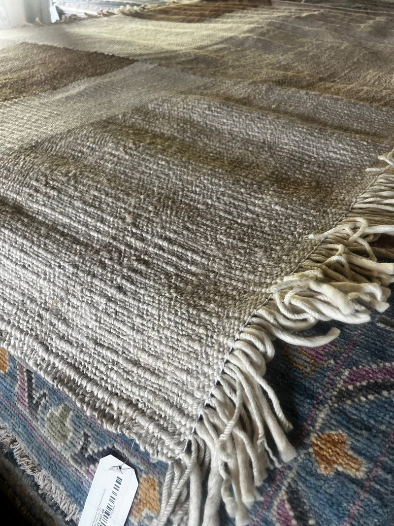 Richard Dawson 6.3x9.9 Jute & Wool Durrie | Banana Manor Rug Factory Outlet