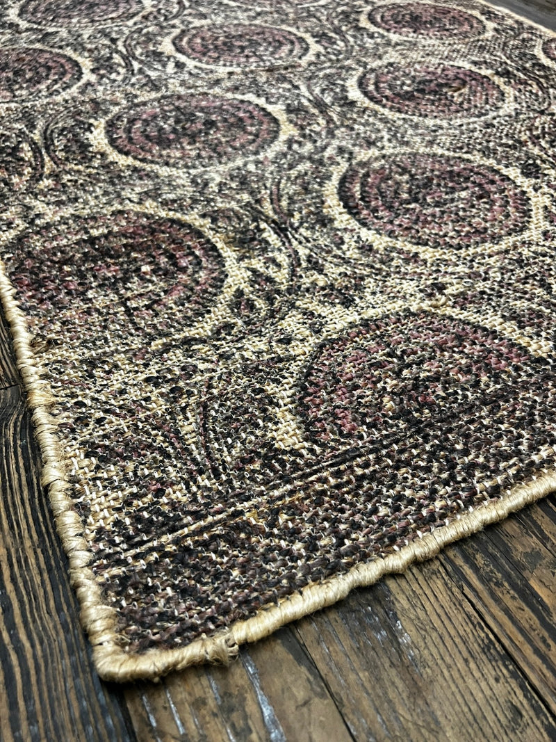 Ronan T. 3.6x7.9 Handwoven Natural Kilim Jute Runner