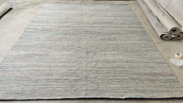 Roxie 8.3x10 Beige Handwoven PET Yarn Rug | Banana Manor Rug Company