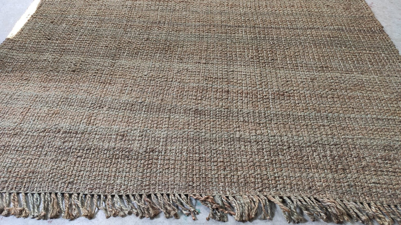 Russell Ziskey 8.3x10.3 Handwoven Natural Hemp Durrie Rug | Banana Manor Rug Company