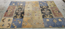 Tatum Kendrick Multi-Colored Patch Weave Hand-Knotted Rug 5.3x7.6 | Banana Manor Rug Company