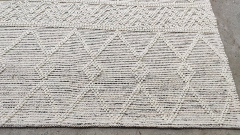 The Sweeney Sisters White Handwoven Rug (Mutiple Sizes) | Banana Manor Rug Company