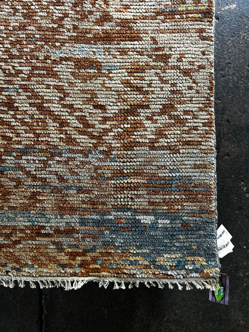 Thea Sofie Loch Naess 8x10.6 Multi-Colored Hand-Knotted Abstract Rug | Banana Manor Rug Company