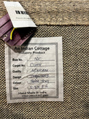 Tiberius Thomson 5.3x7.6 Green and Grey Modern Sari Silk Rug | Banana Manor Rug Factory Outlet