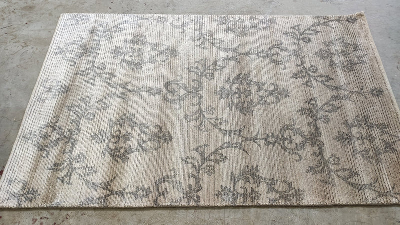 Tobias Onyango Fünke 4x6 Beige Hand-Knotted Rug (Multiple Styles) | Banana Manor Rug Company