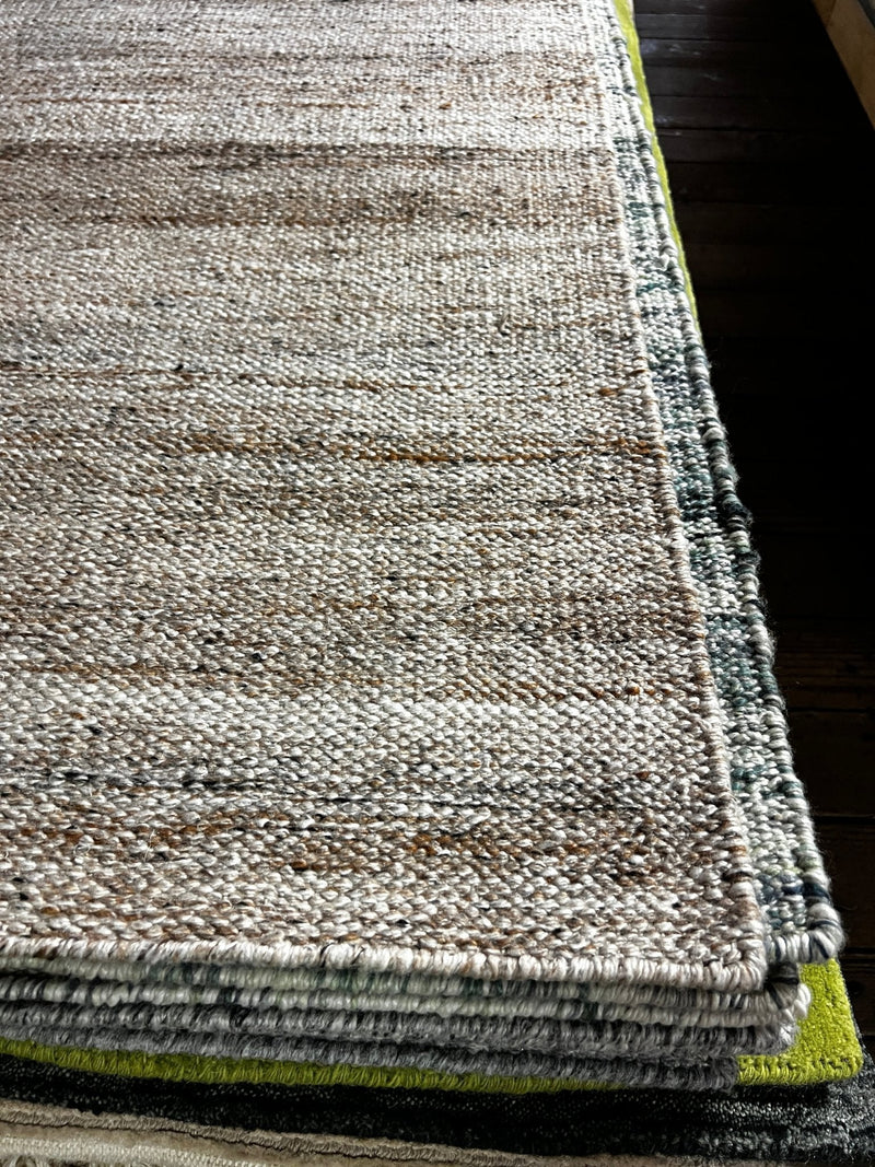 Tommy Shaw 2.6x8.3 Beige Handwoven PET Yarn Runner | Banana Manor Rug Factory Outlet