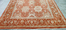 Vanessa Paradis 7.9x9.9 Rust Hand-Knotted Oushak Rug | Banana Manor Rug Company