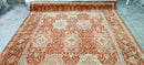 Vanessa Paradis 7.9x9.9 Rust Hand-Knotted Oushak Rug | Banana Manor Rug Company